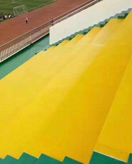 浠水球场台阶翻新修补改造